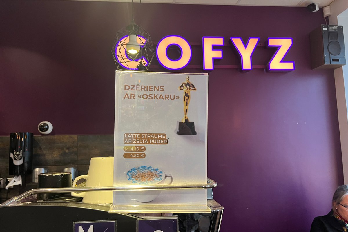 «Напиток с “Оскаром”» в Cofyz. Фото: «Новая-Европа»