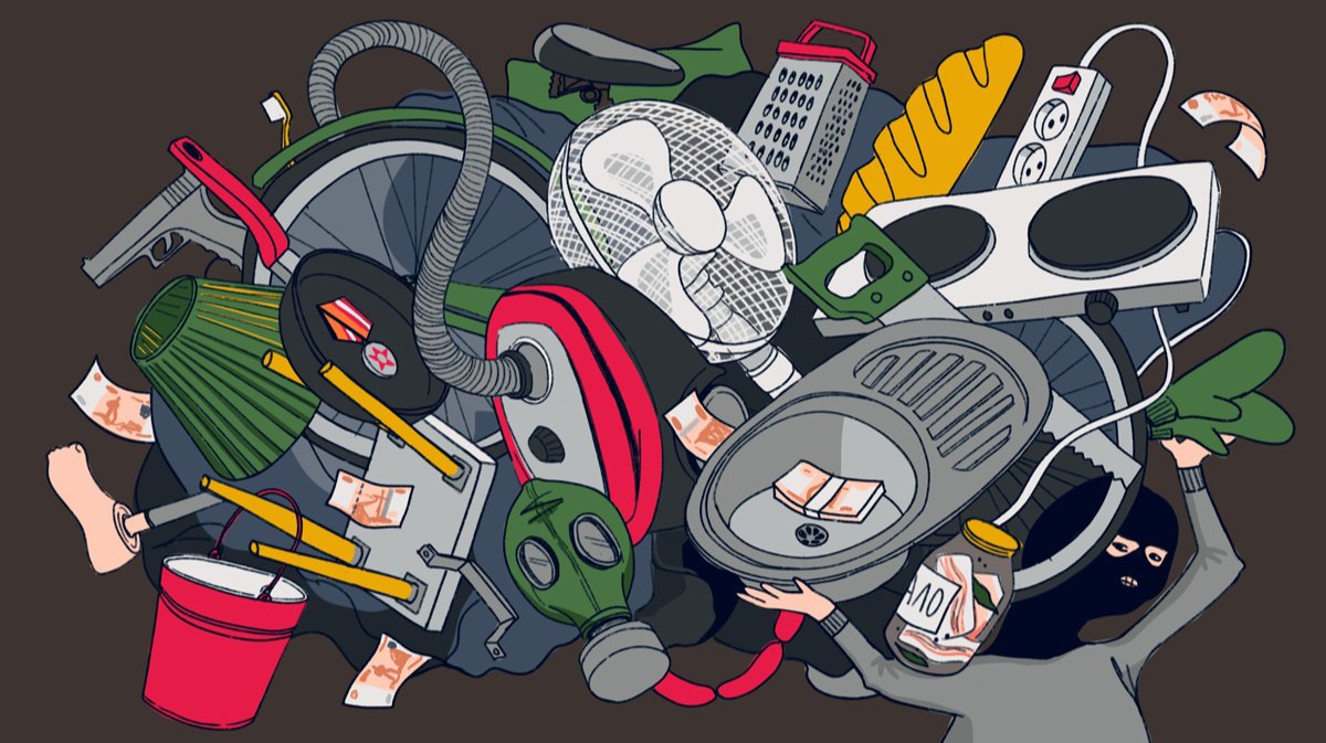 У разбогатевших участников войны в Украине украли более 140 млн рублей и множество вещей