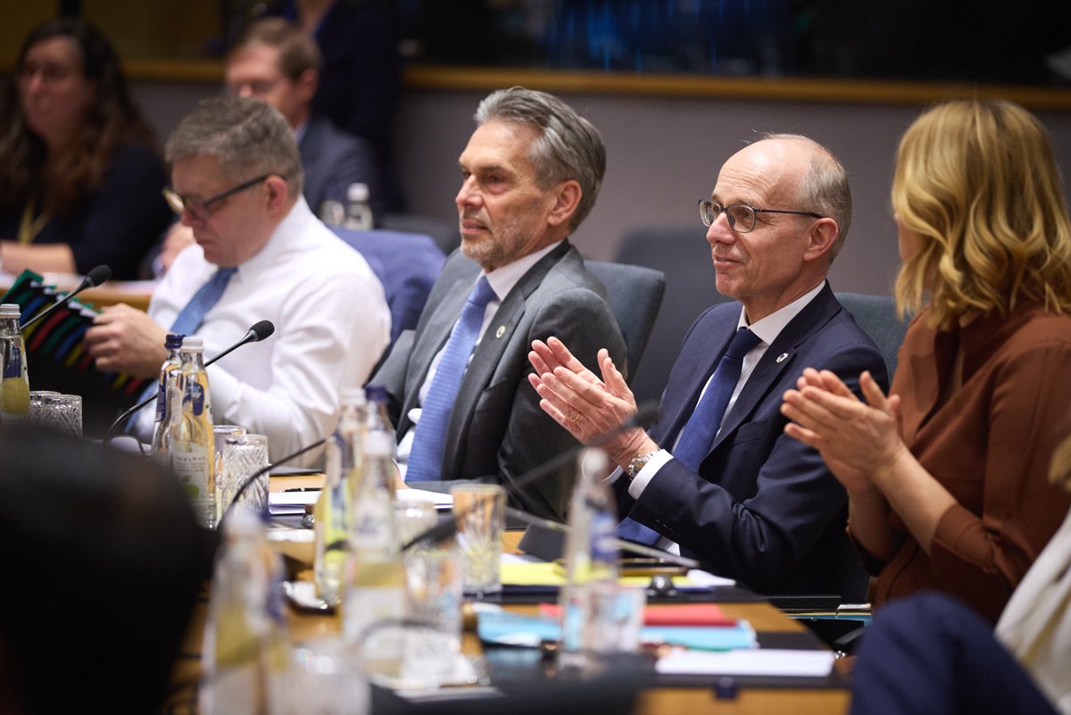 Участники заседания Евросовета в Брюсселе, 6 марта 2025 года. Фото: Администрация Президента Украины