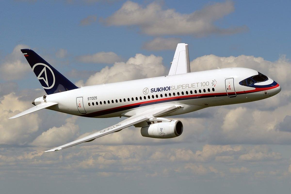 Самолет Sukhoi Superjet 100 (RA-97005). Фото: Wikimedia Commons , SuperJet International, CC BY-SA 2.0