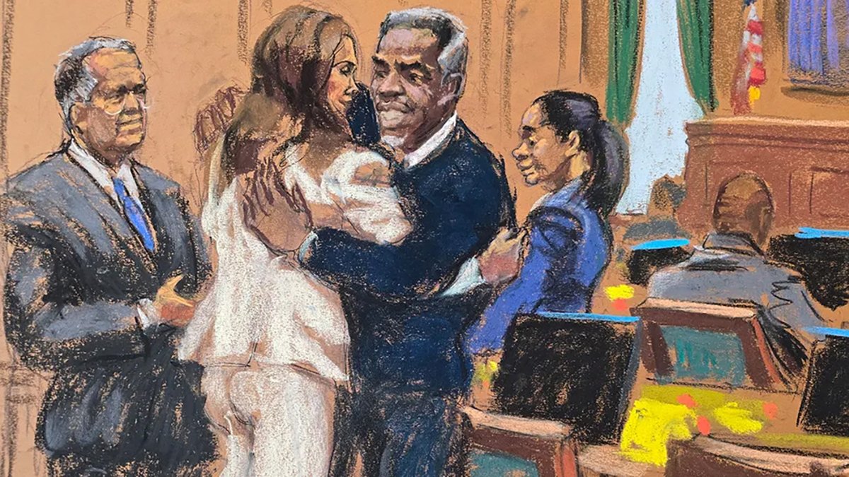 Шон Комбс со своими адвокатами в зале суда, рисунок судебного художника. Источник: fox5ny.com