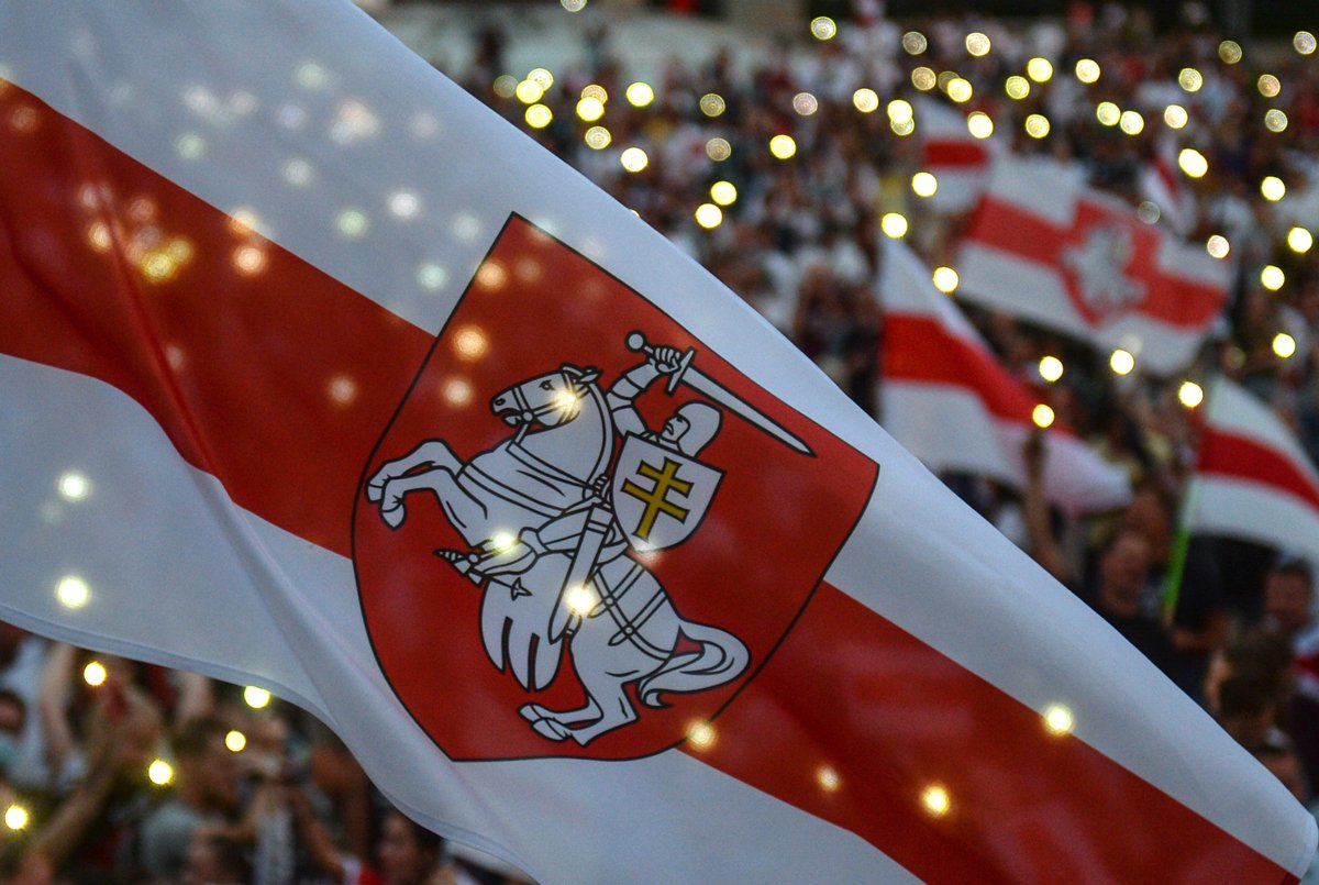 Оппозиционный митинг в Минске, Беларусь, 18 августа 2020 года. Фото: Yauhen Yerchak / EPA