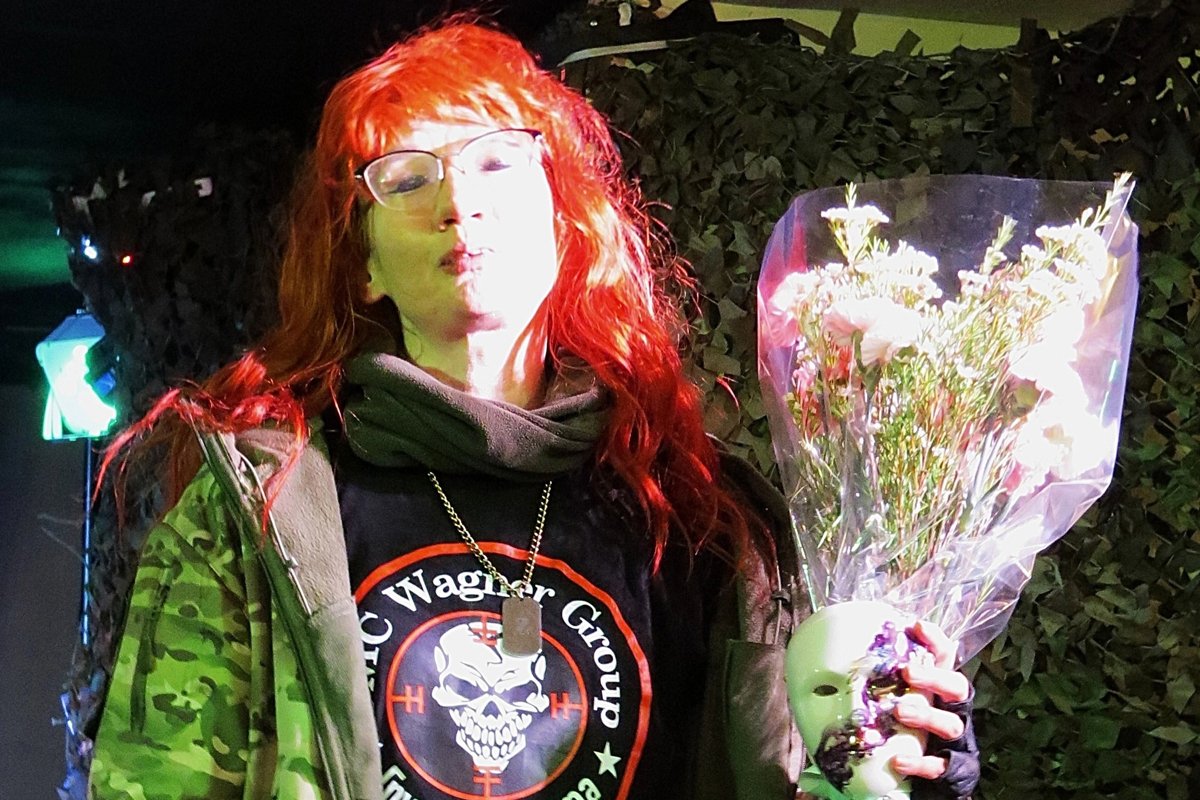 Евгения Бильченко после спектакля. Фото с личной страницы в  VK .