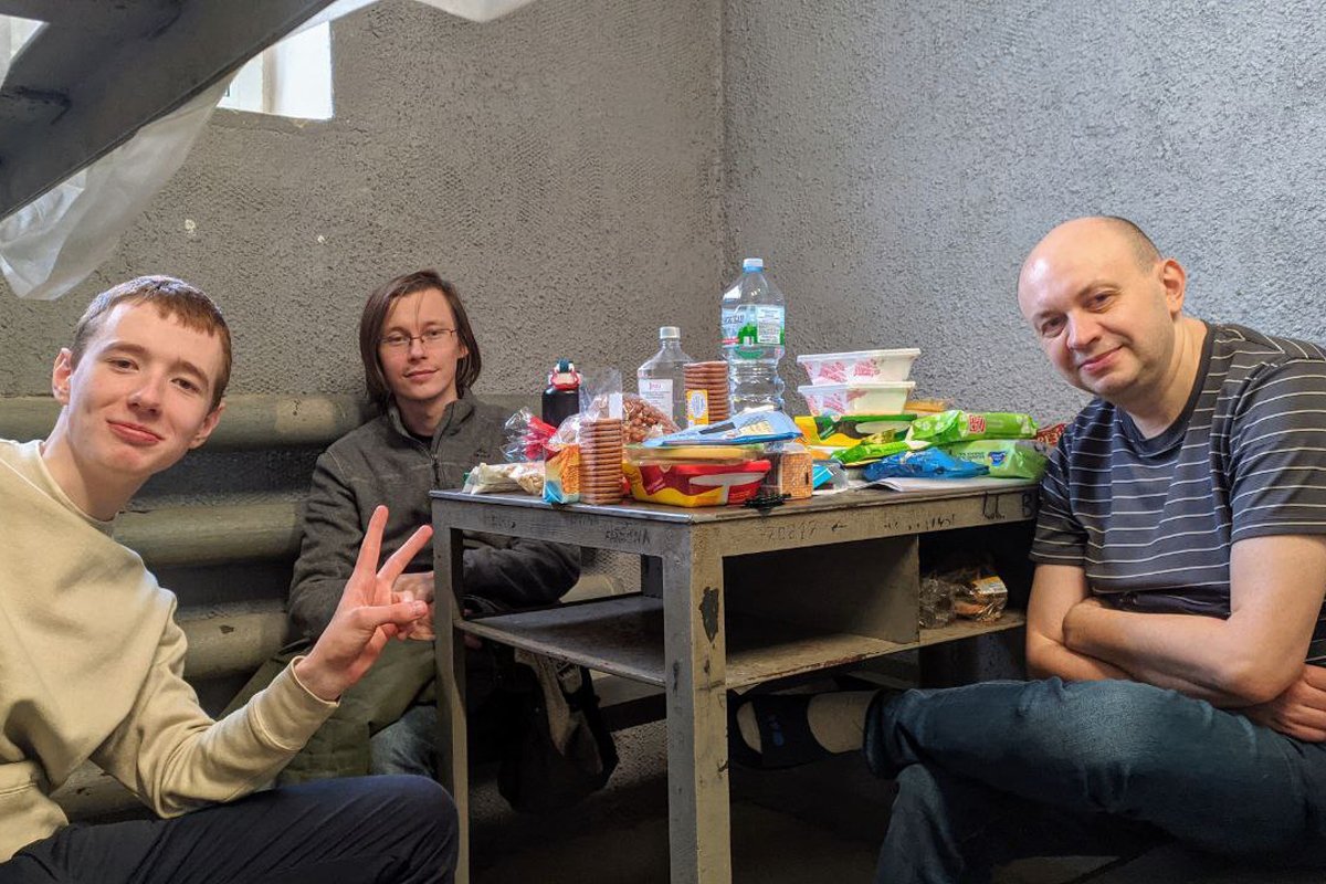 Сергей Смирнов в камере в Сахарово, 4 февраля 2021 года. Фото: « Протестный МГУ »