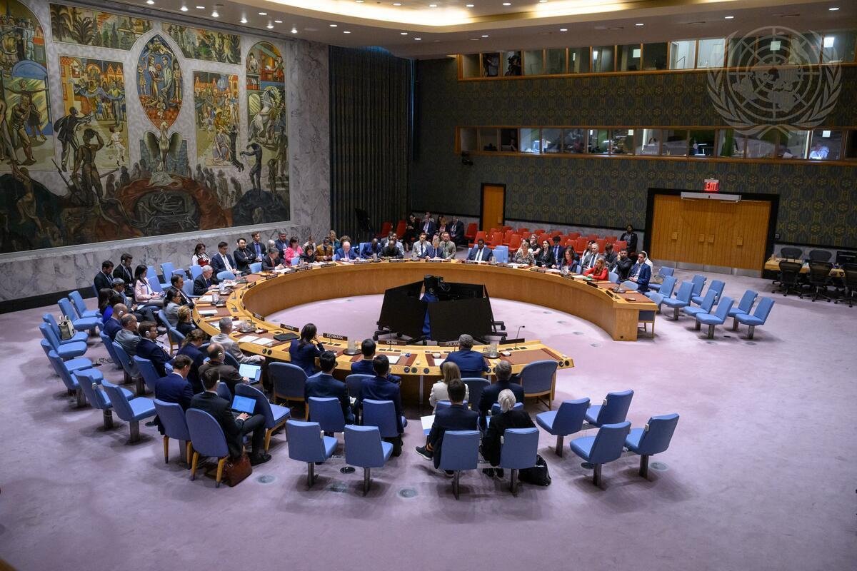Заседание Совбеза по вторжению российских беспилотников в Польшу, 12 сентября 2025 года. Фото:  media.un.org