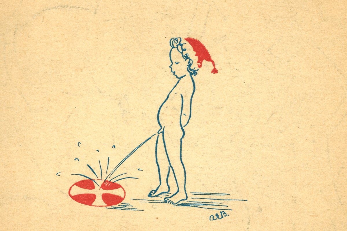 Карикатура Анны Евы Бергман (PD)